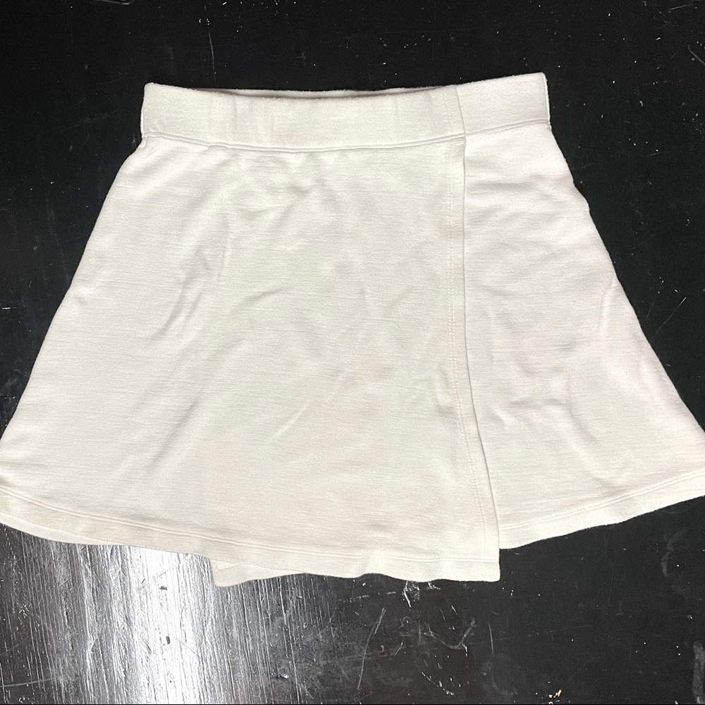Off White Tennis Polyester Tennis Skirt